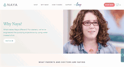 Desktop Screenshot of nayahealth.com