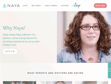 Tablet Screenshot of nayahealth.com